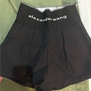 Alexander Wang High Waist Black Shorts